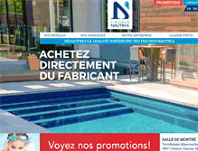 Tablet Screenshot of piscinedefibre.com